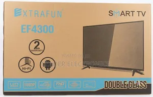 Extrafun TV 43" Smart Android Double Glass 2 Year Warranty