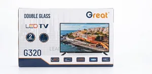 Great TV 32" LED TV – Double Glass Design Clear Picture Stylish Look