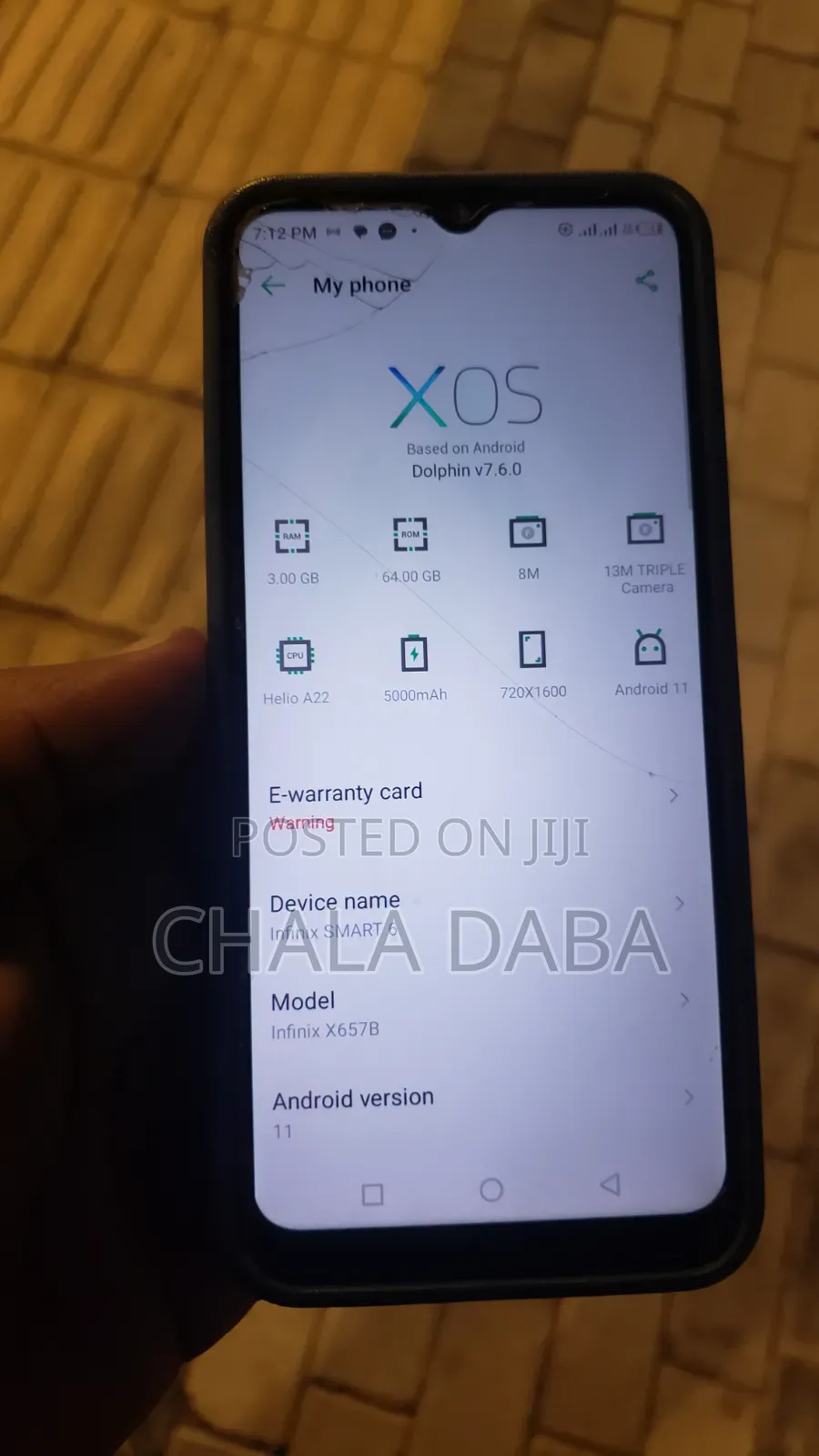 Infinix Smart 6 32 GB Black