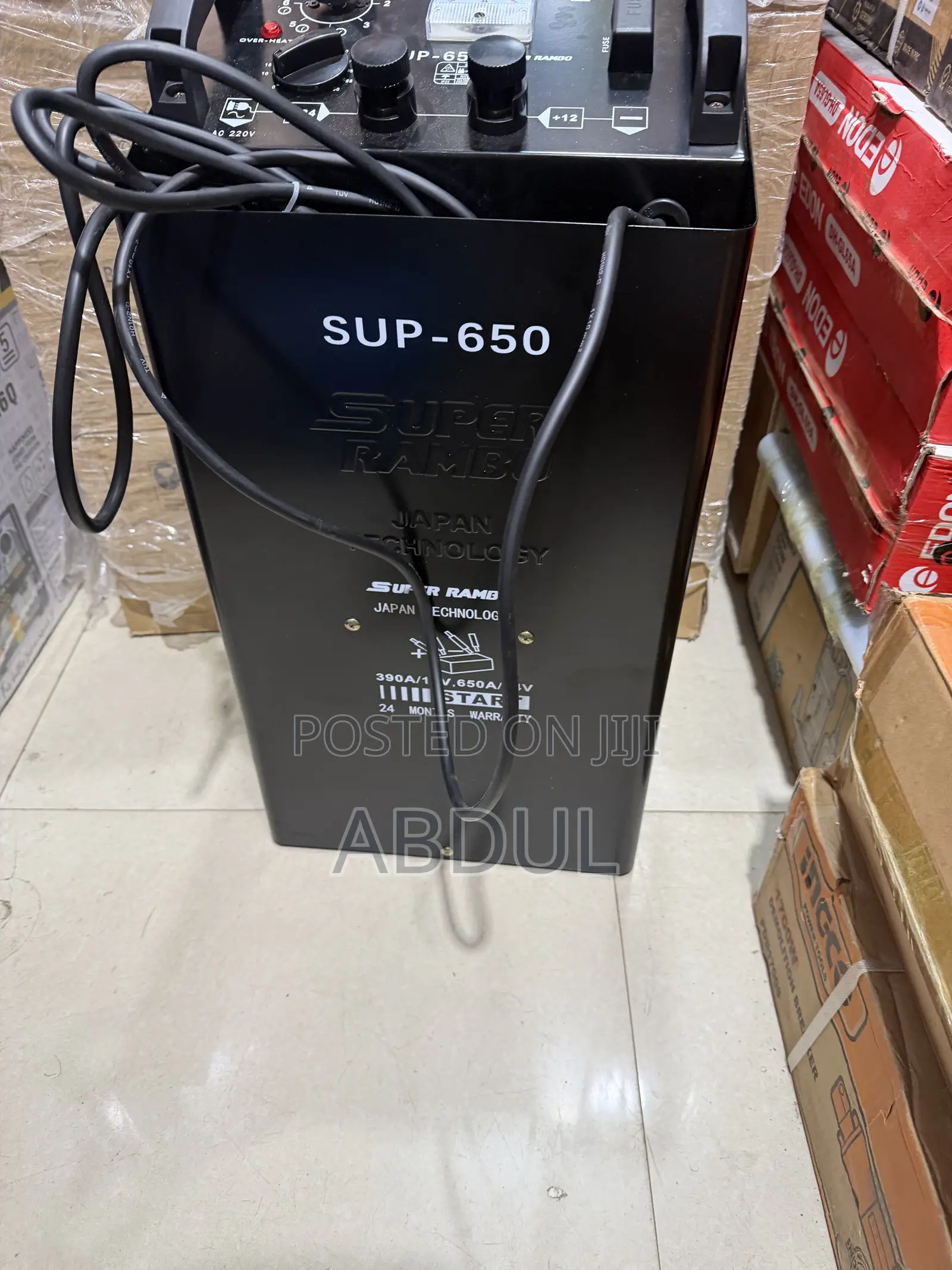 Super Rambo Sup-650 (Japan Technology) Batri Charj