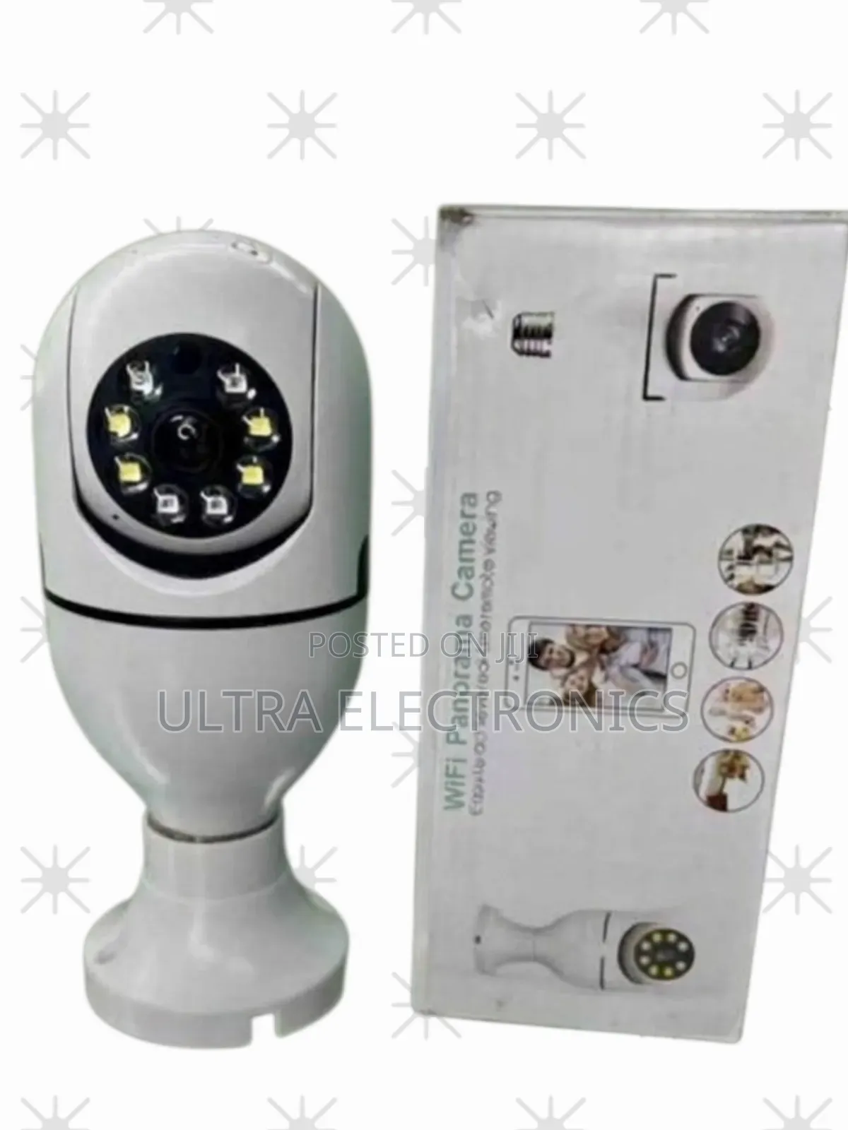 Panoramic Wide-Angle View Infrared Night Vision 360° Rotating