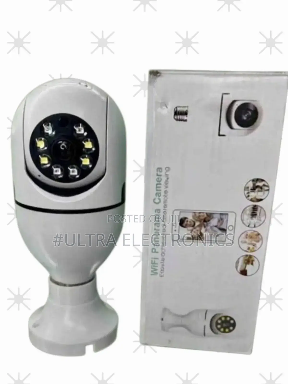 Panoramic Wide-Angle View Infrared Night Vision 360° Rotating