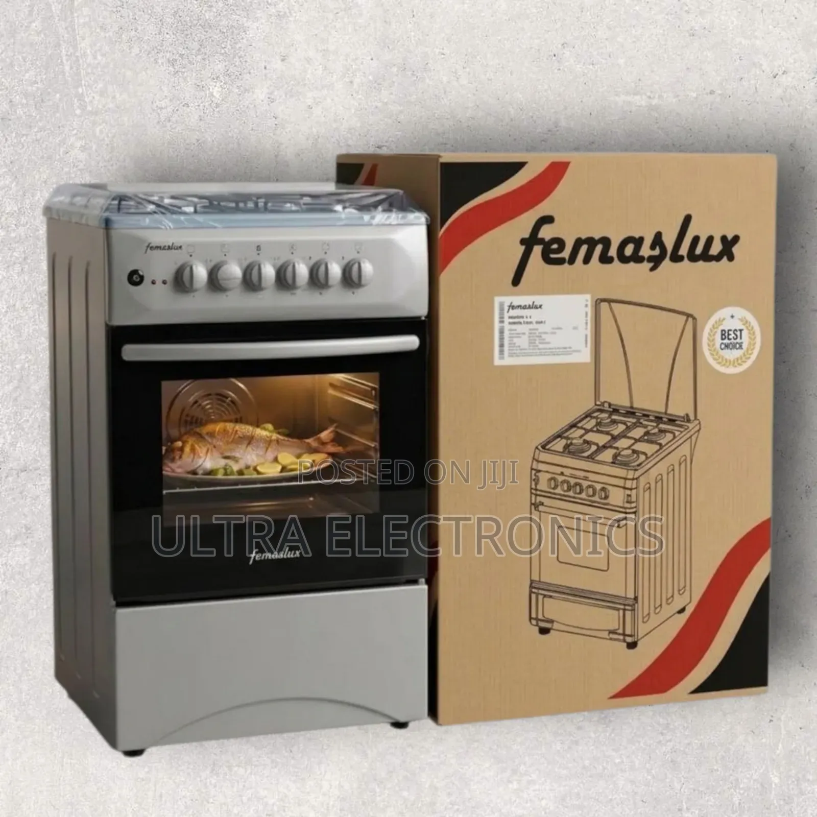 Femaslux Turkish Technology Freestanding Oven Turkish Technology