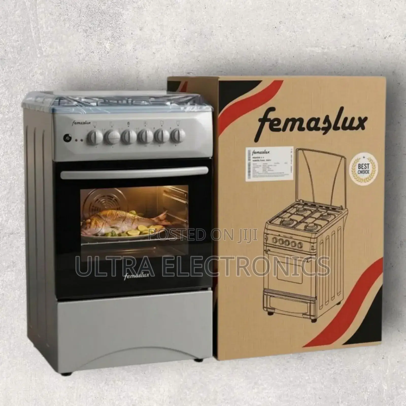 Femaslux Turkish Technology Freestanding Oven Turkish Technology