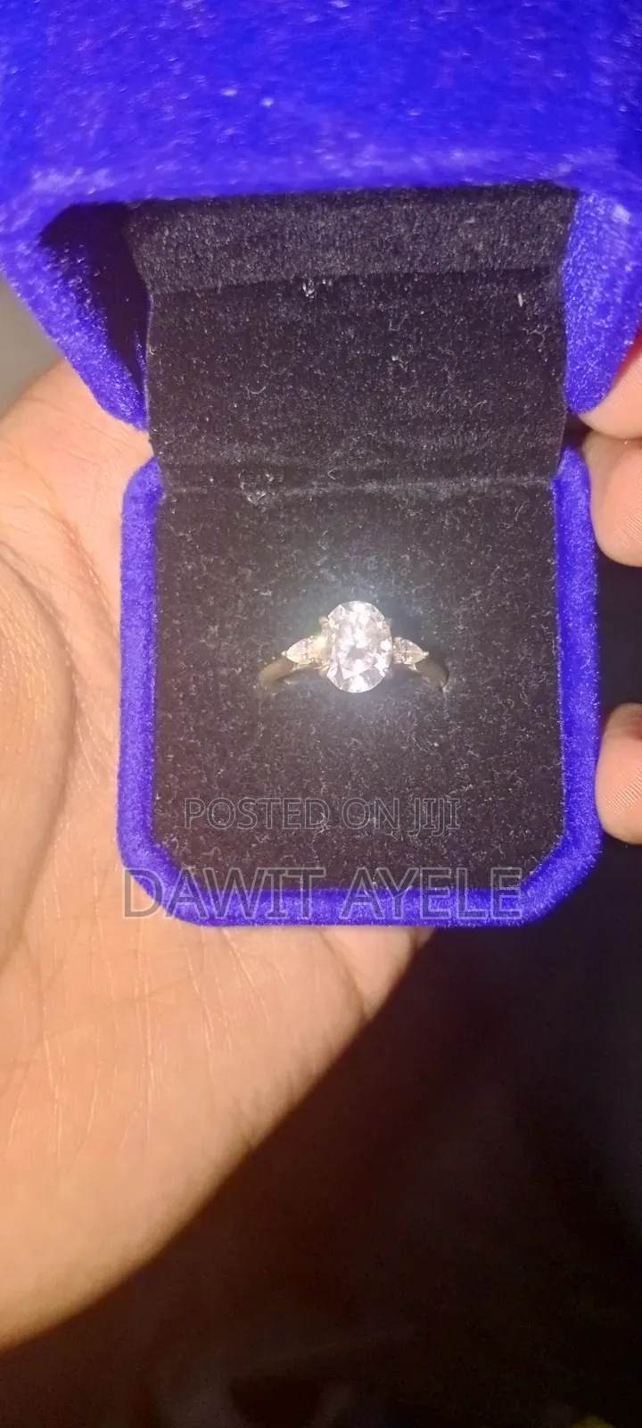 Moissanite Diamond Engagement Ring