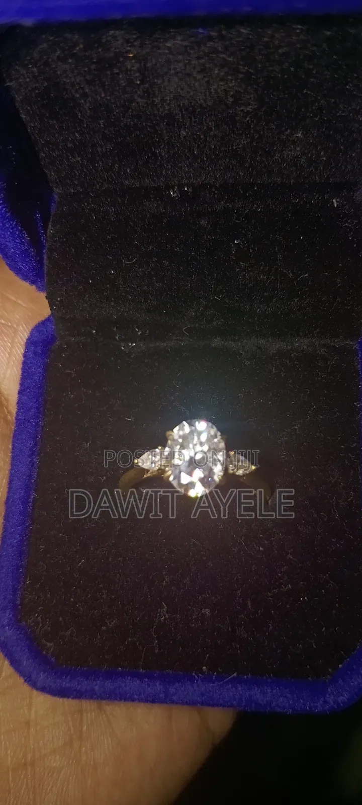Moissanite Diamond Engagement Ring