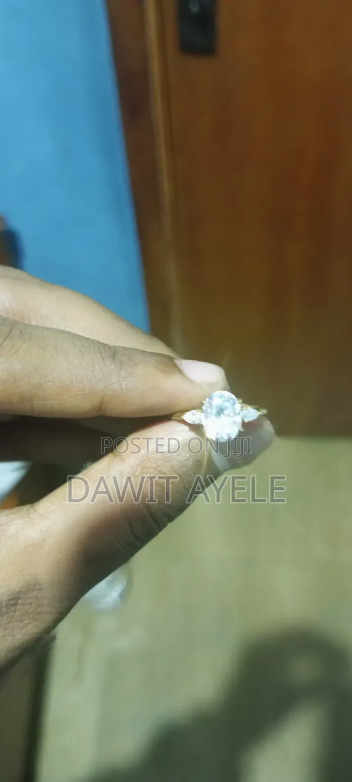 Moissanite Diamond Engagement Ring