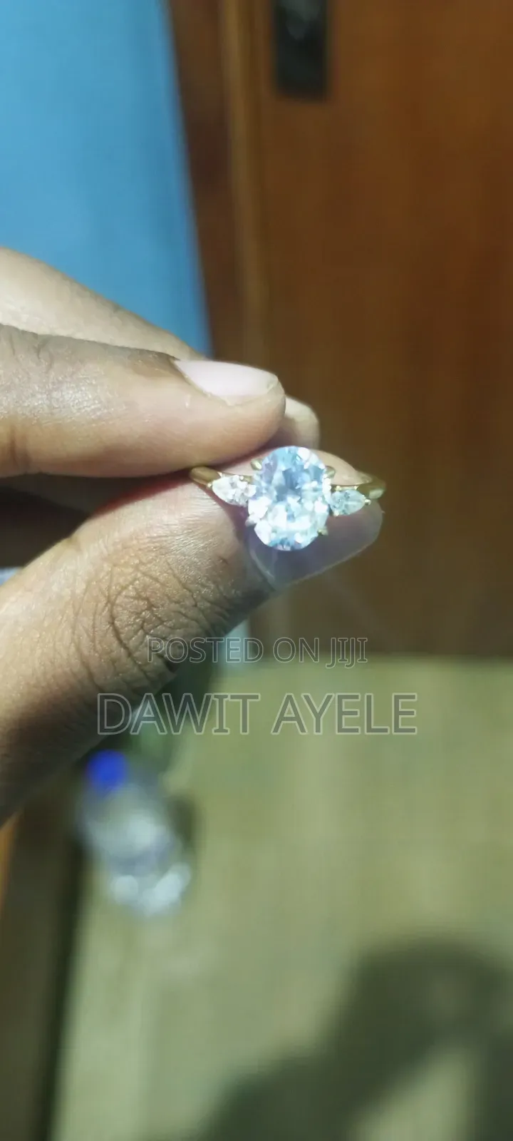 Moissanite Diamond Engagement Ring