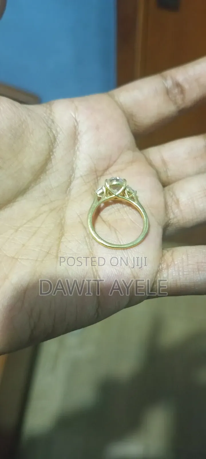 Moissanite Diamond Engagement Ring