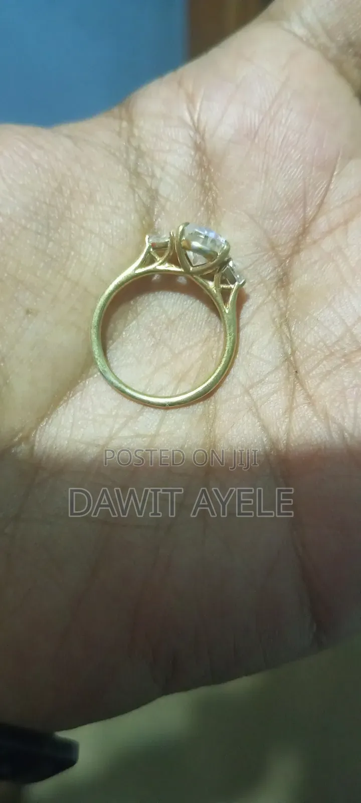 Moissanite Diamond Engagement Ring