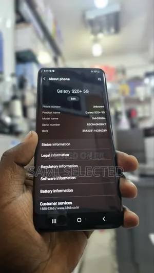 New Samsung Galaxy S20+ 5G 256 GB Black