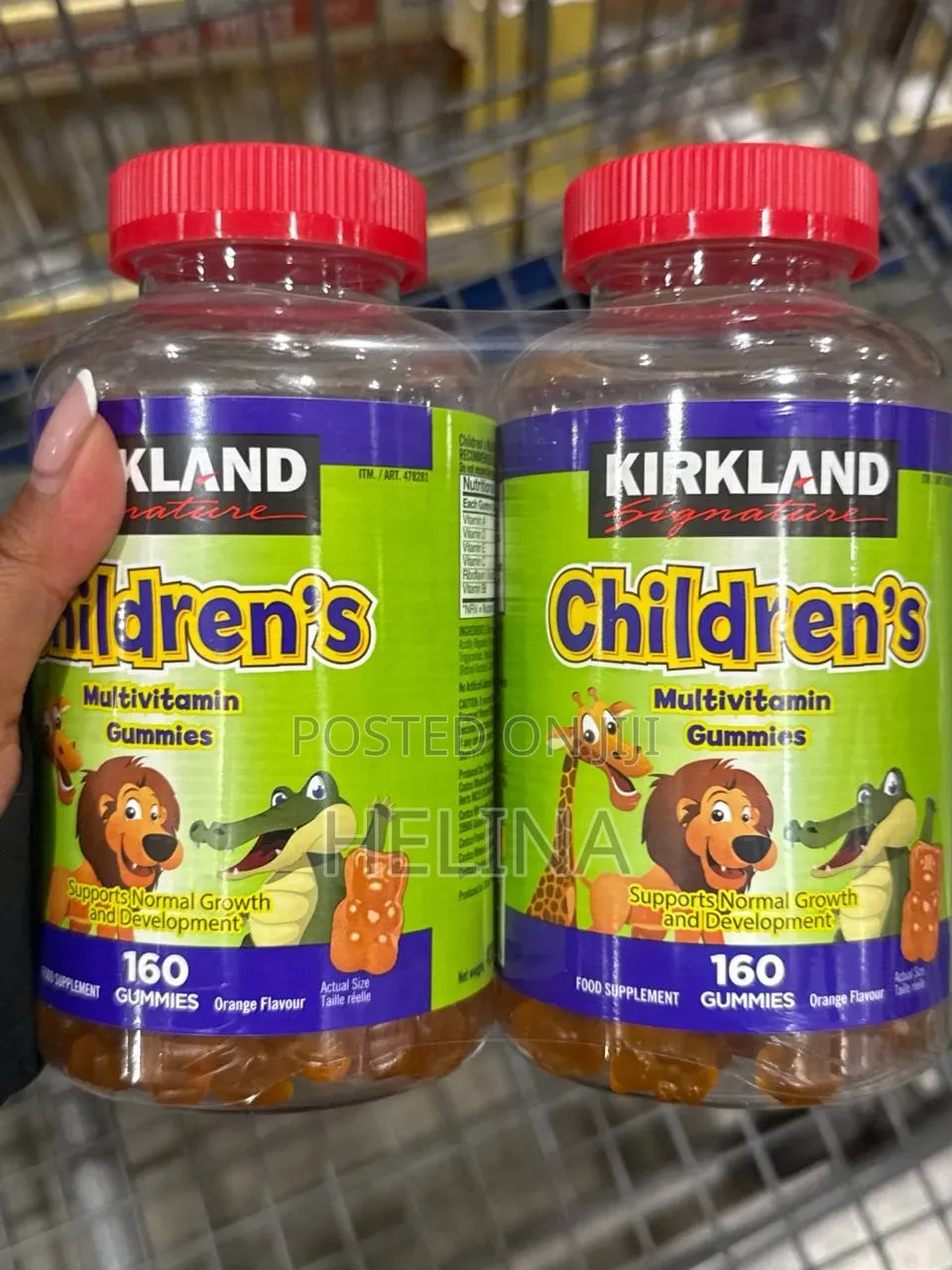 Kirkland Children's Multivitamin 160 Gummies for Their Growth Dev't