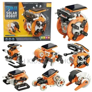 7-in-1 Buildable Solar Robots