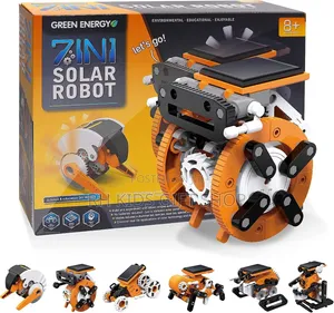 7-in-1 Buildable Solar Robots