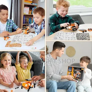 7-in-1 Buildable Solar Robots