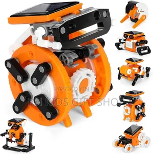7-in-1 Buildable Solar Robots