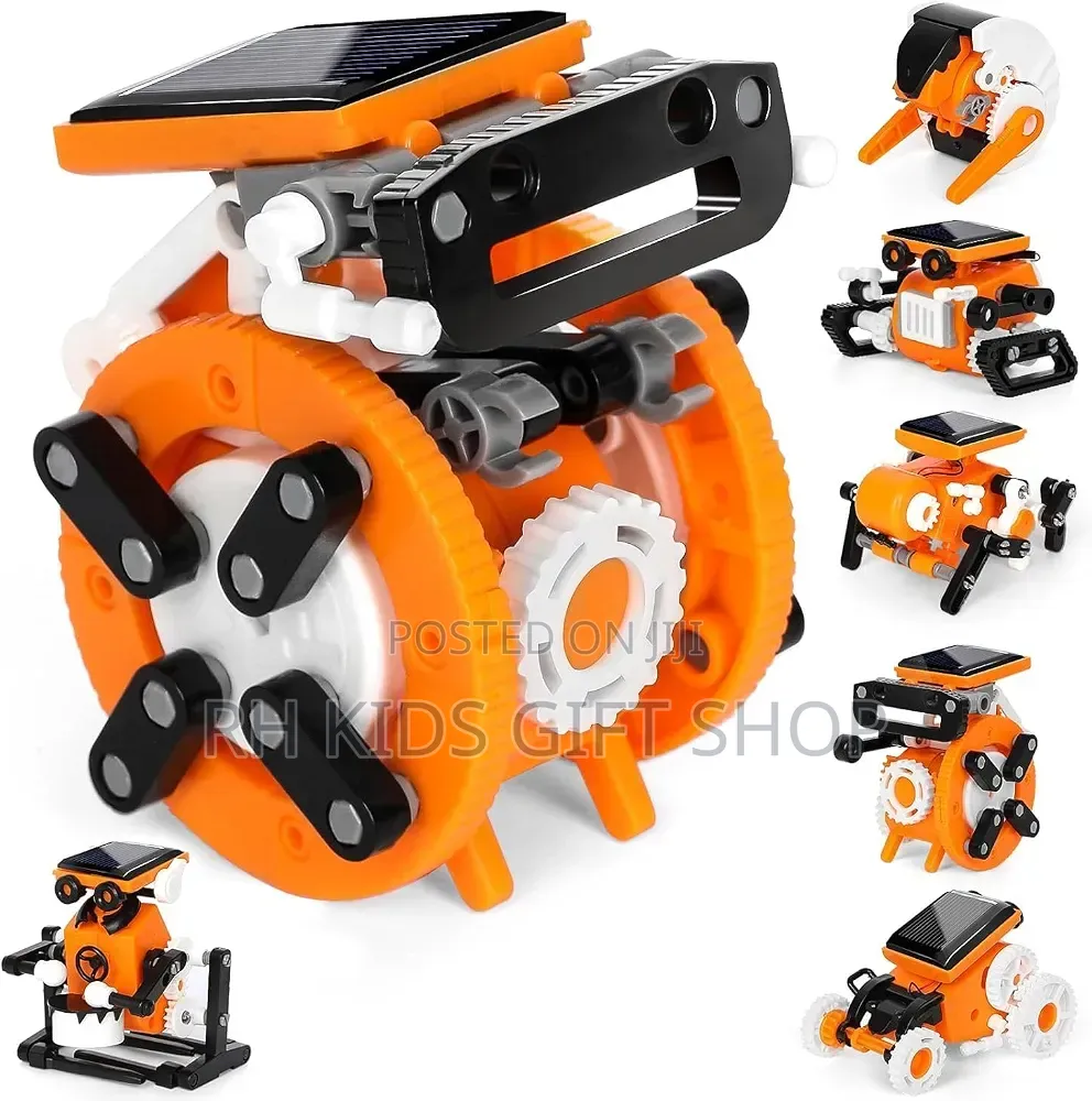 7-in-1 Buildable Solar Robots