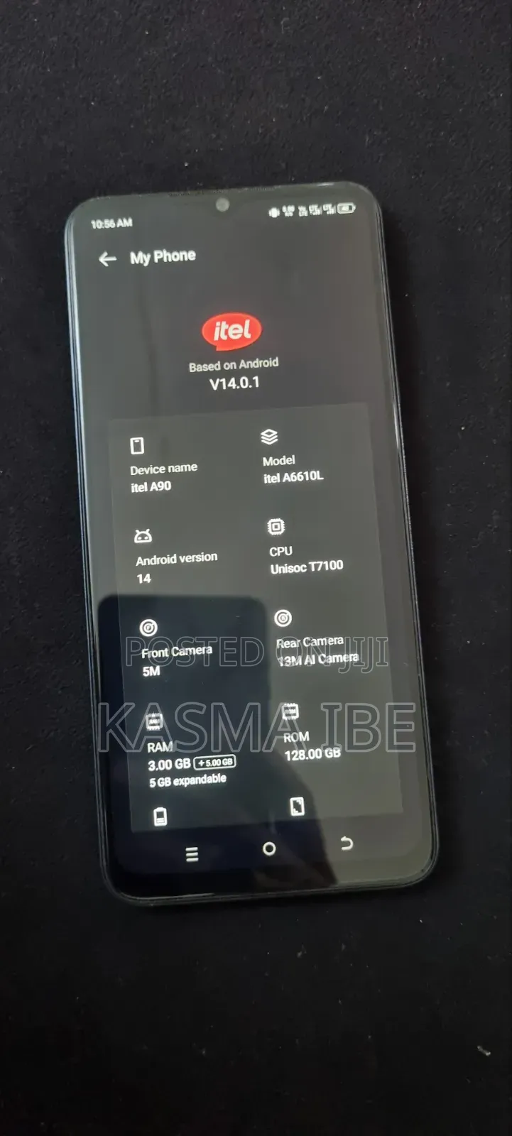 Itel A90 128 GB Black