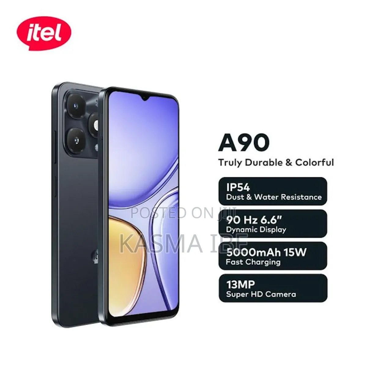 Itel A90 128 GB Black