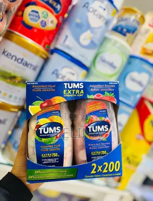 Tums Extra Antiacid Assorted Berries 200 Gummies