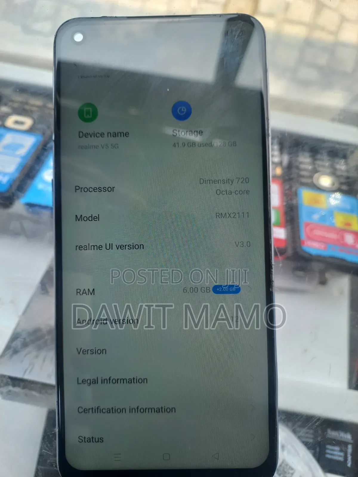 New Realme 7 5G 128 GB Silver