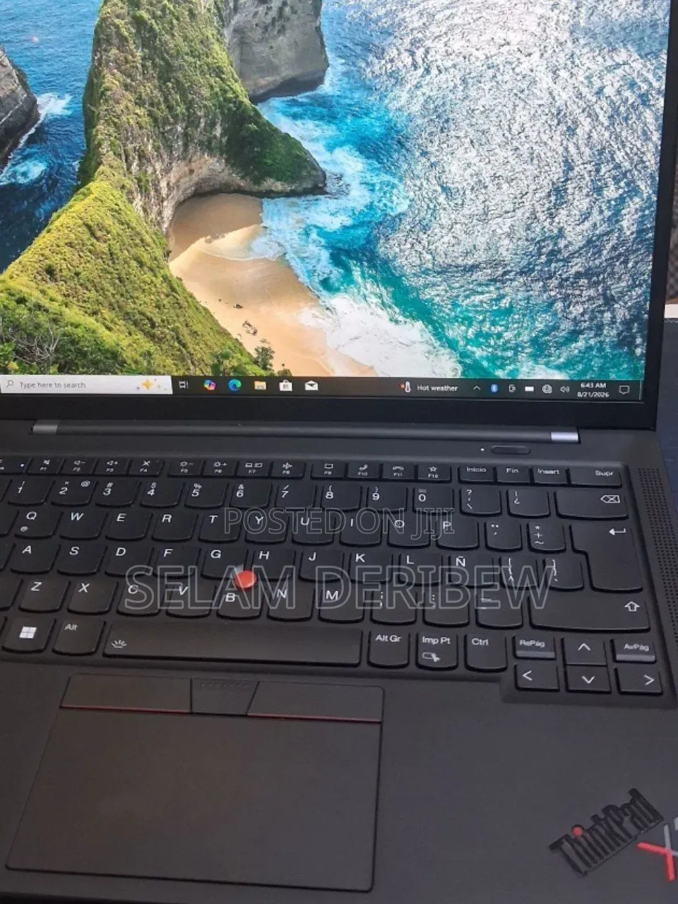 New Laptop Lenovo ThinkPad X1 Carbon 16GB Intel Core i7 SSD 512GB