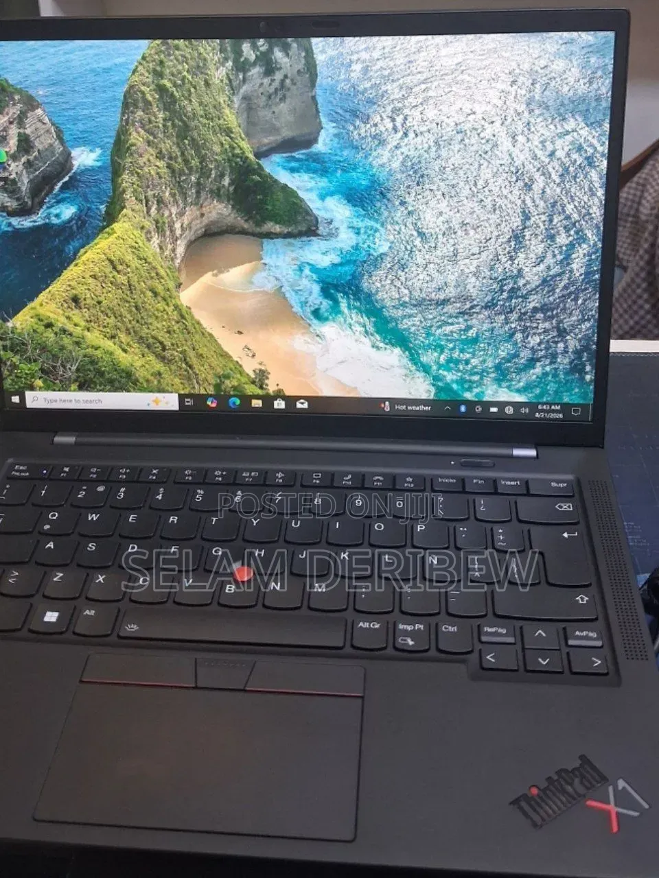 New Laptop Lenovo ThinkPad X1 Carbon 16GB Intel Core i7 SSD 512GB