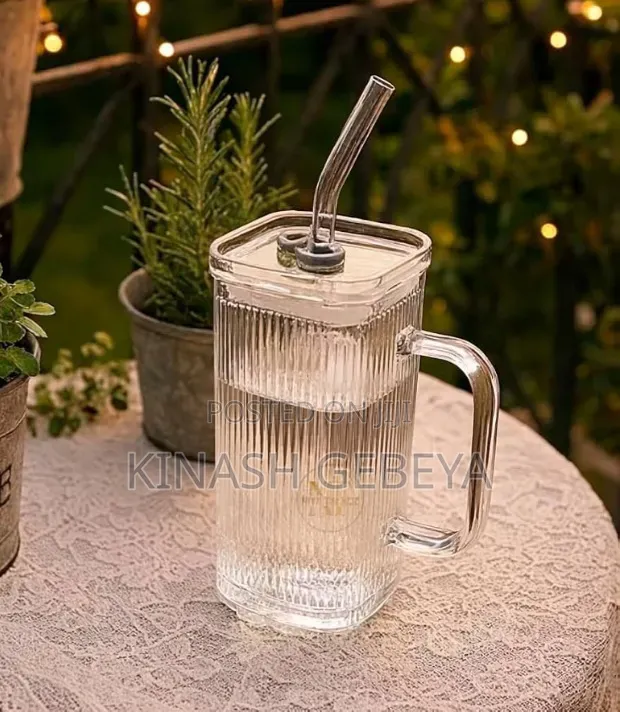 Healthy Water Cup With Straw