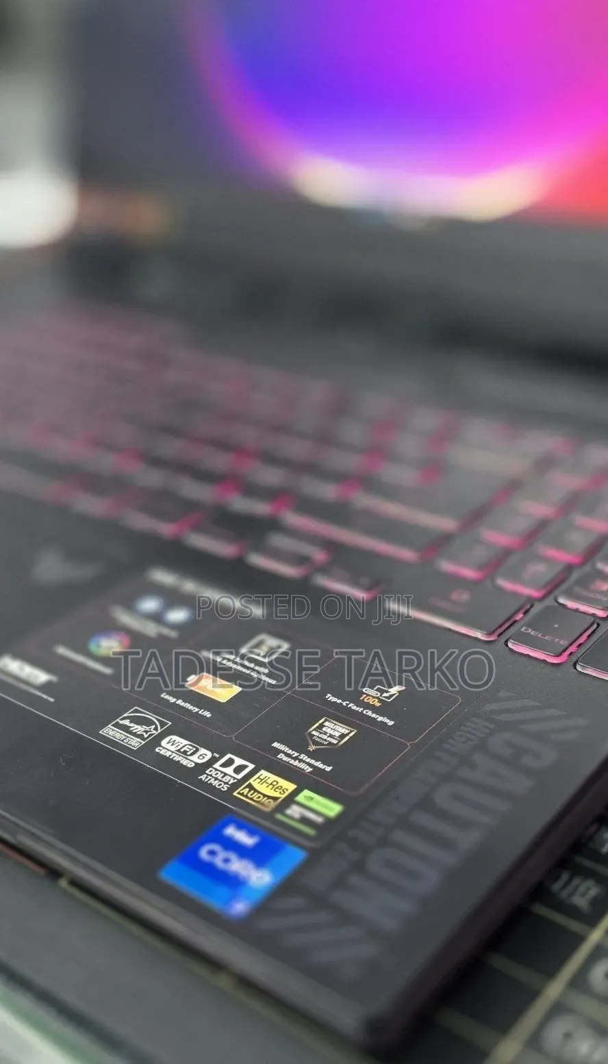 New Laptop Asus TUF Gaming F15 16GB Intel Core i7 SSD 1T