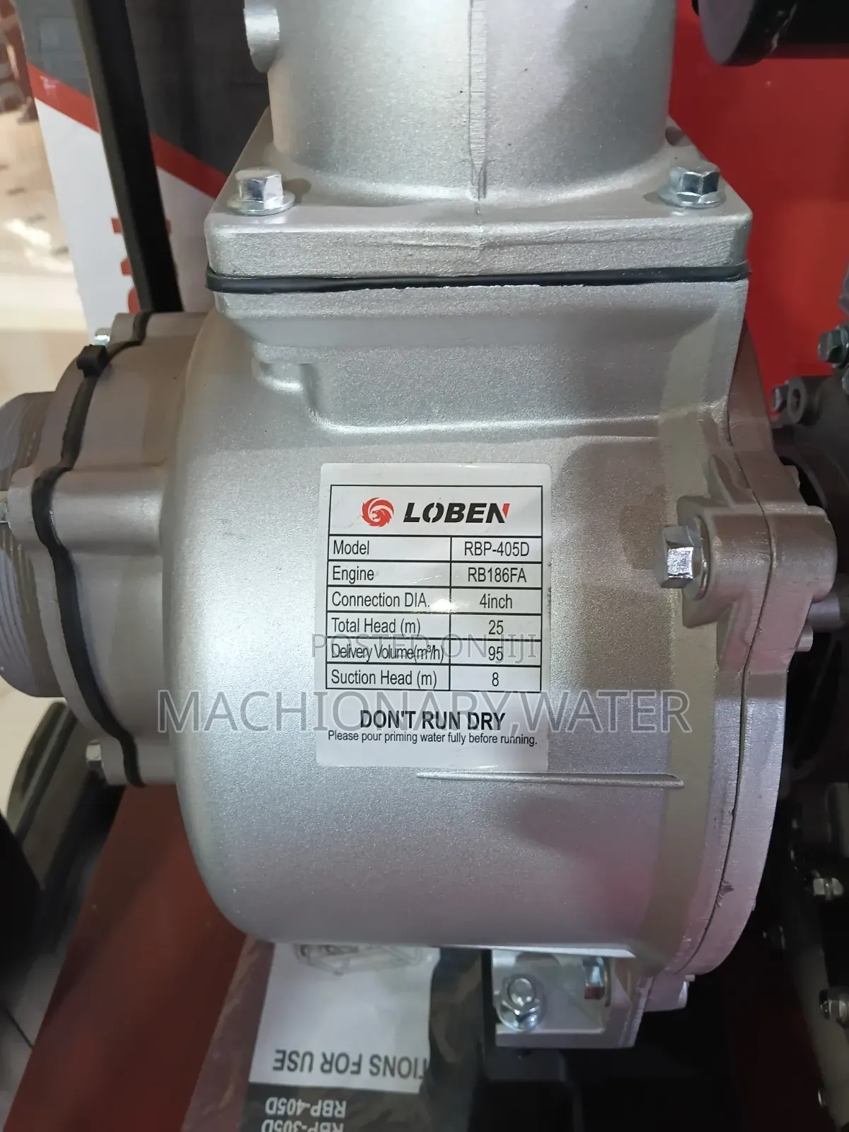 Loben Diesel Water Pump 3"inch