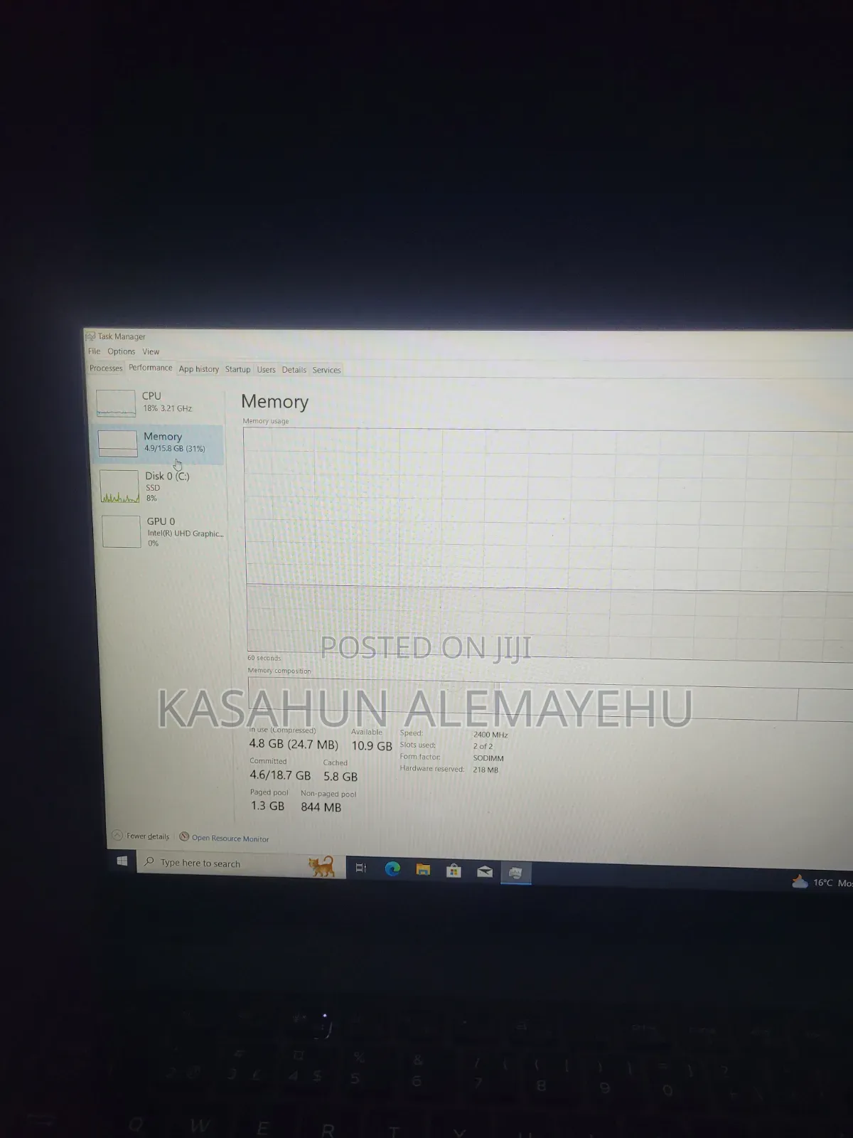 Laptop Dell Latitude 5501 16GB Intel Core i5 SSD 256GB