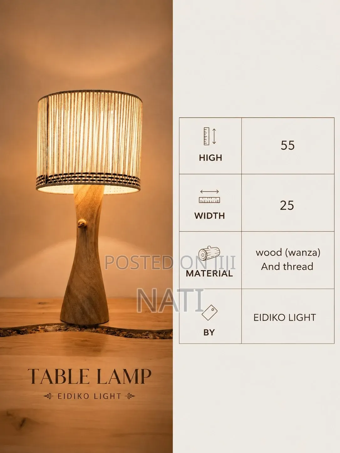 Ediko Light Table Lamp