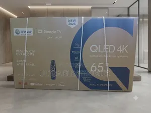 Bravia 65” Qled Smart Google TV — 2026 የ2026 Bravia 65-Inch