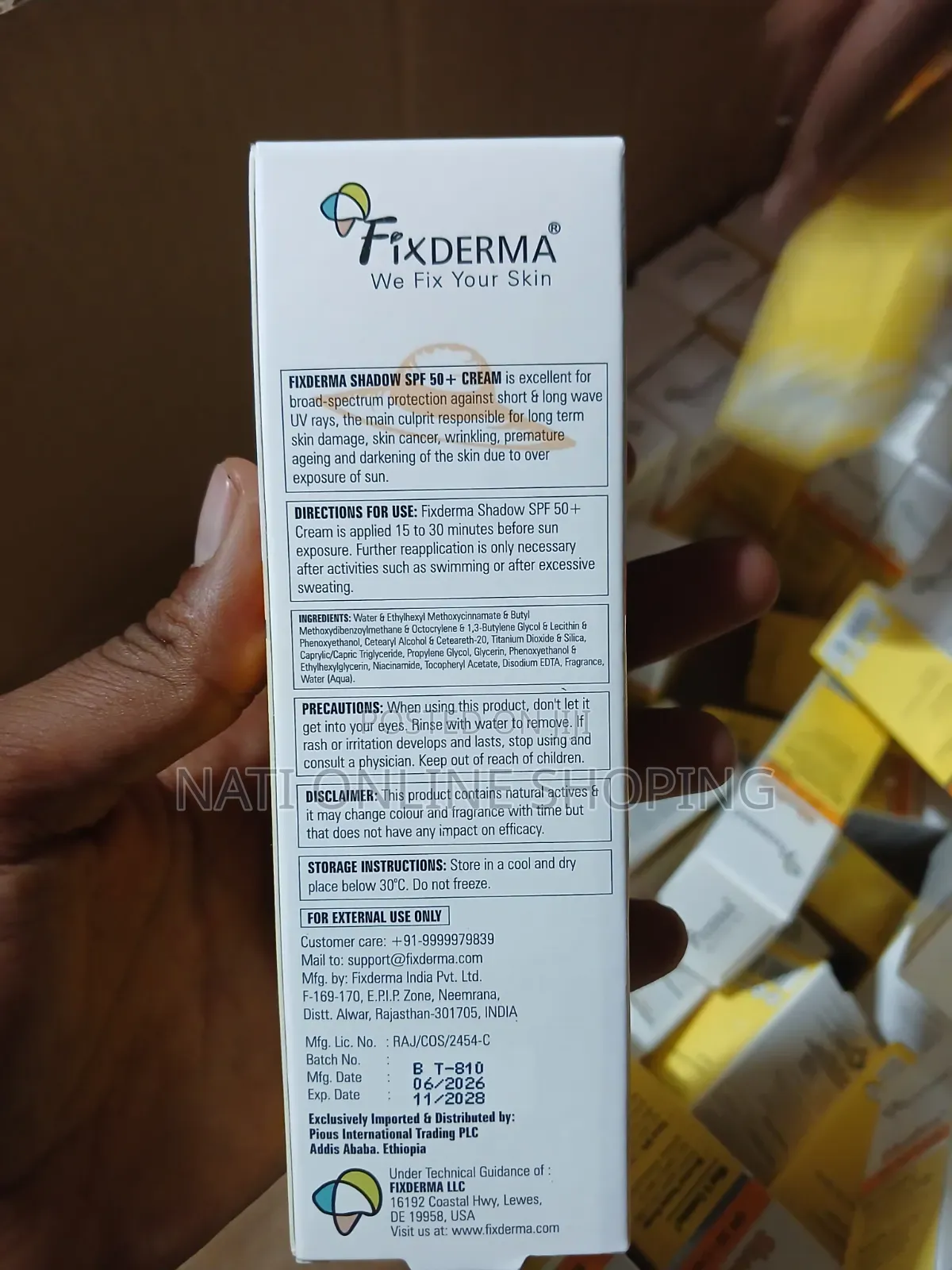 Fixderma Shadow SPF 50+ Cream