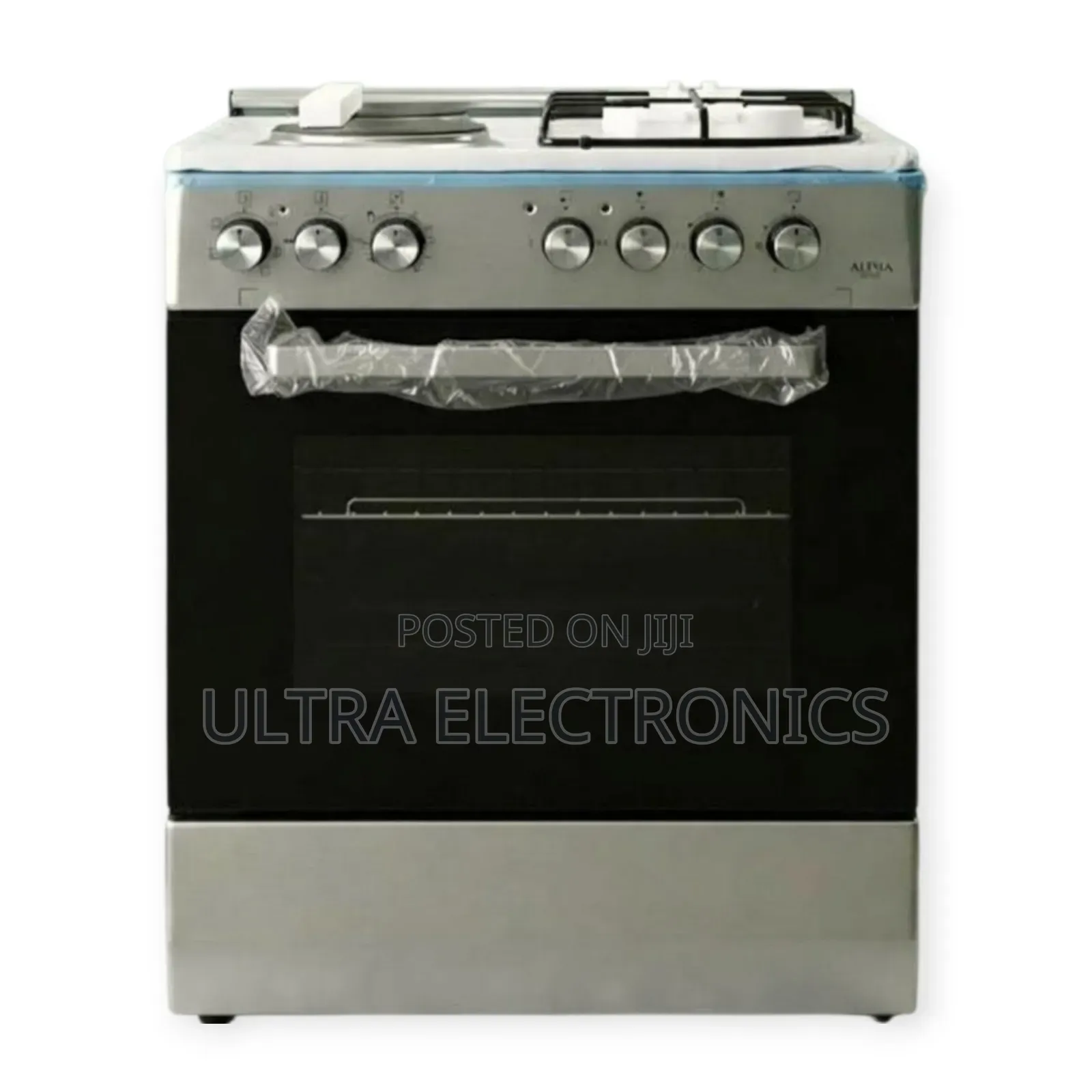 Alpha 60×60 Freestanding Cooker በሚያምር Stainless Steel አጨራረስ
