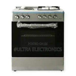 Alpha 60×60 Freestanding Cooker በሚያምር Stainless Steel አጨራረስ