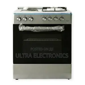 Alpha 60×60 Freestanding Cooker በሚያምር Stainless Steel አጨራረስ
