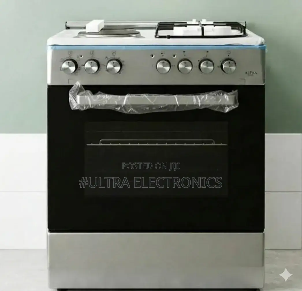 Alpha 60×60 Freestanding Cooker በሚያምር Stainless Steel አጨራረስ