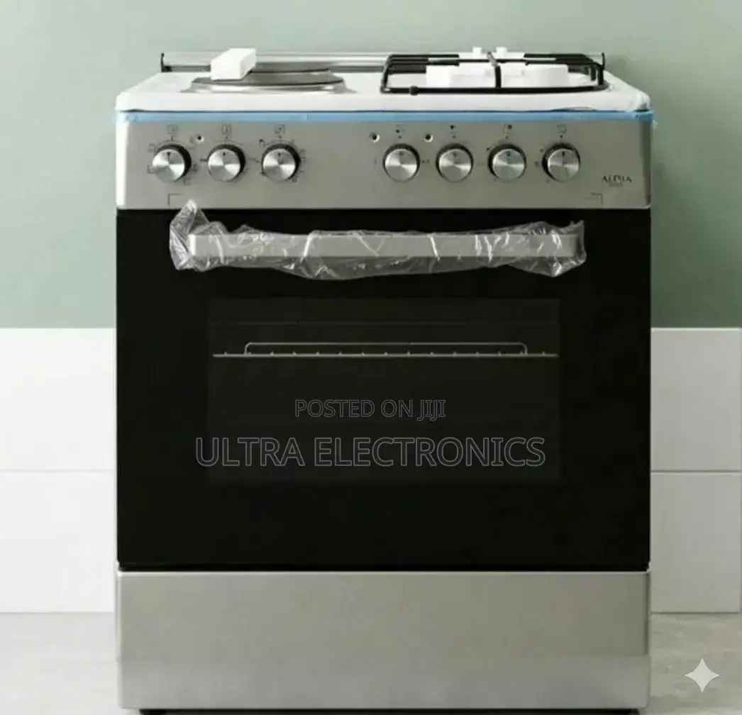 Alpha 60×60 Freestanding Cooker በሚያምር Stainless Steel አጨራረስ