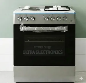 Alpha 60×60 Freestanding Cooker በሚያምር Stainless Steel አጨራረስ