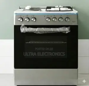 Alpha 60×60 Freestanding Cooker በሚያምር Stainless Steel አጨራረስ