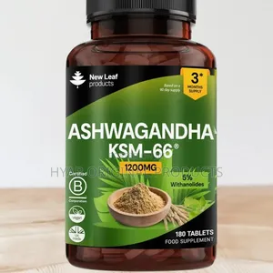 Ashwagandha KSM-66 Tablets 180 Count