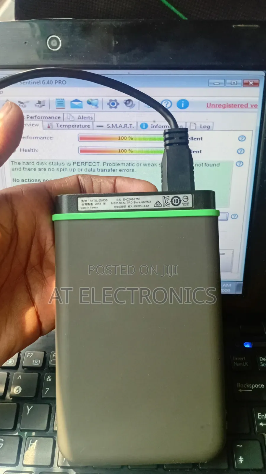 Transcend 1TB External Hard Disk (Vetinam) - New Arrival