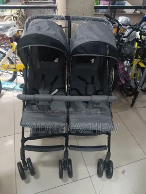 2 in 1 Twin Baby Stroller(ለመንታ ልጆች የሚሆን)