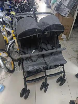 2 in 1 Twin Baby Stroller(ለመንታ ልጆች የሚሆን)