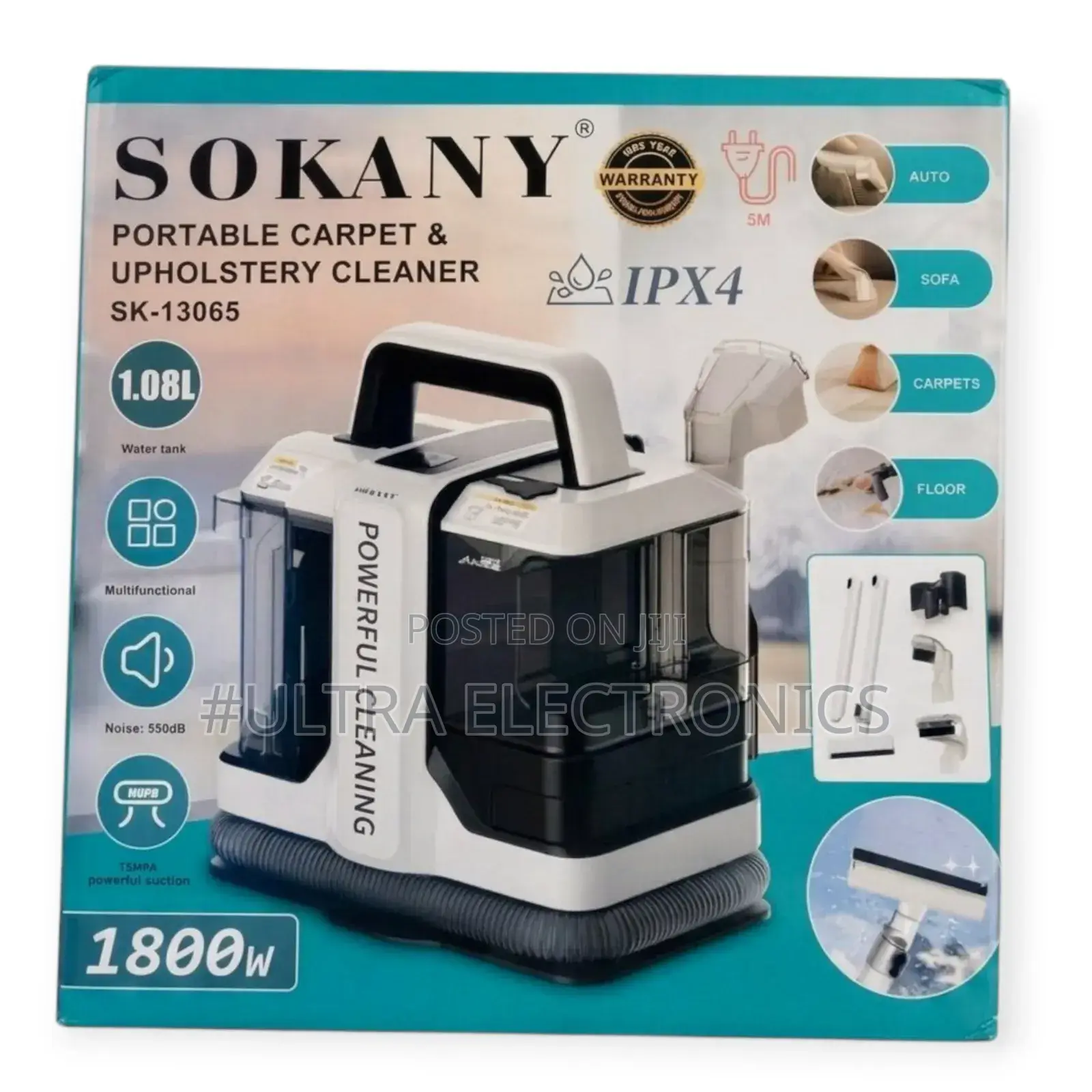 Sokany Portable Carpet Upholstery Cleaner – Sk-13065