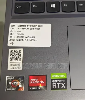 New Laptop Lenovo Legion 9 16GB AMD Ryzen 7 SSD 512GB