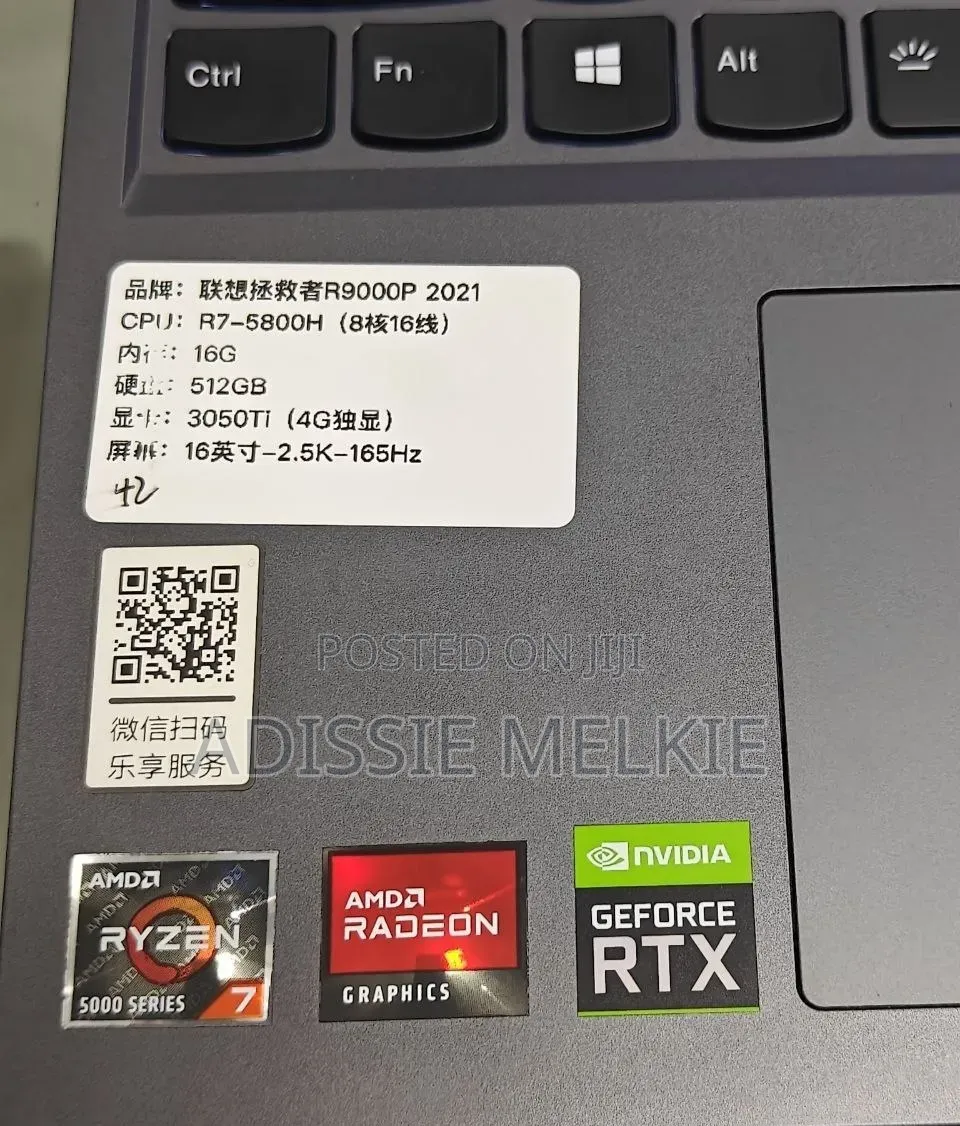 New Laptop Lenovo Legion 9 16GB AMD Ryzen 7 SSD 512GB