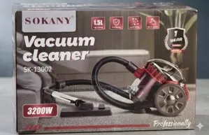 Sokany Sk-13002 Vacuum Cleaner 
ኃይለኛ ሞተር፣ ጥሩ የመሳብ ኃይል እና 1.5L Bagl