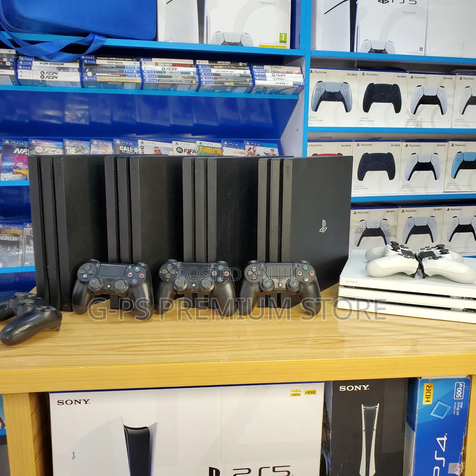 PS4 Pro 1 Original Joystick – ለቤትና Game Zone
